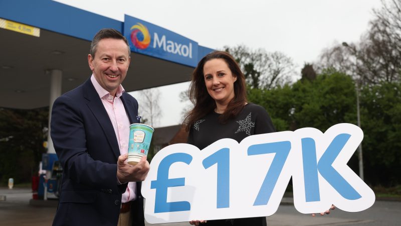 Maxol’s Cup of Kindness campaign raises £17,000 for AWARE NI
