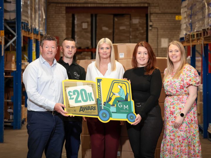 GM Marketing commits to raising £20,000 for charity AWARE NI