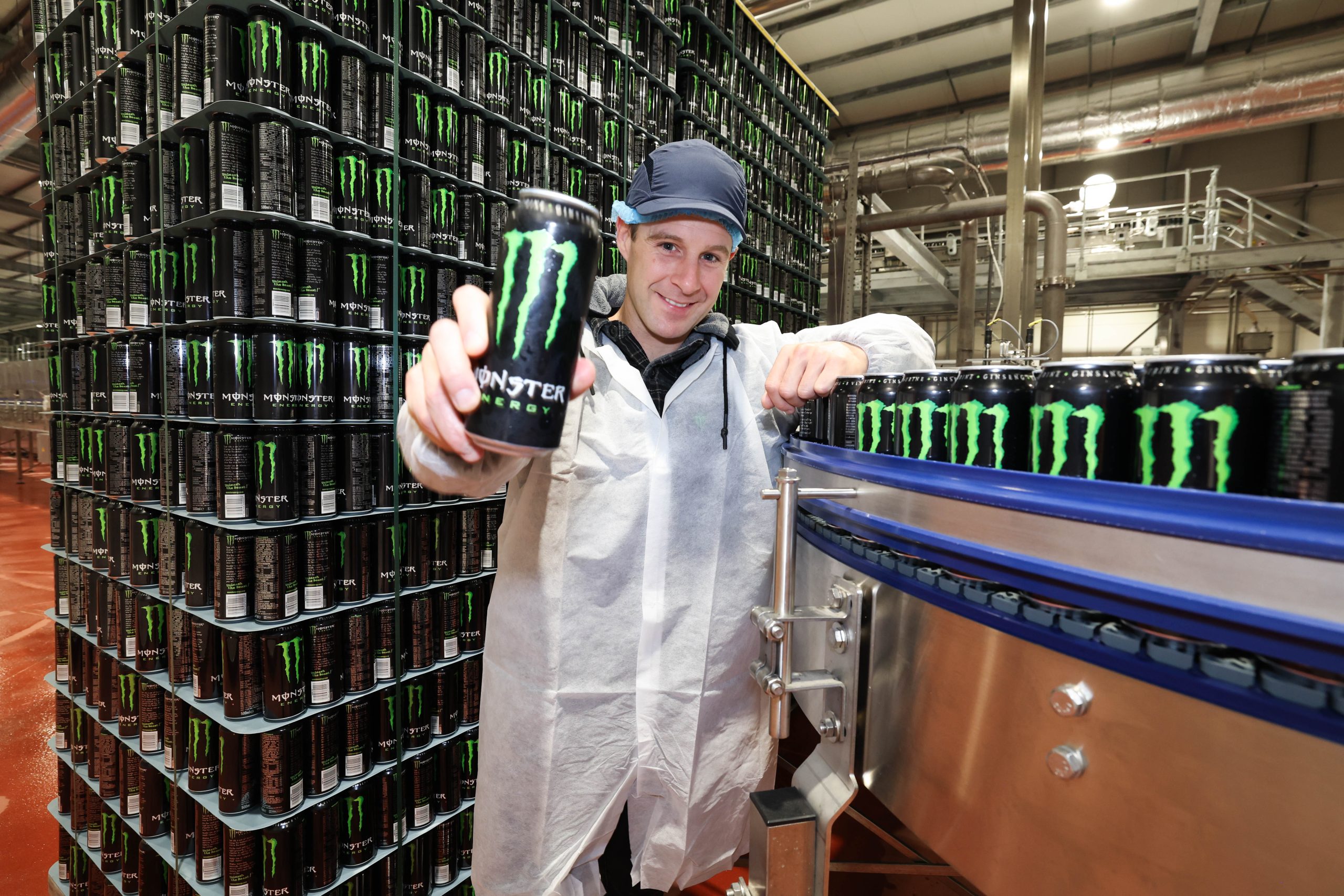 New £17m Monster canning line opens at Coca-Cola HBC’s Lisburn production facility