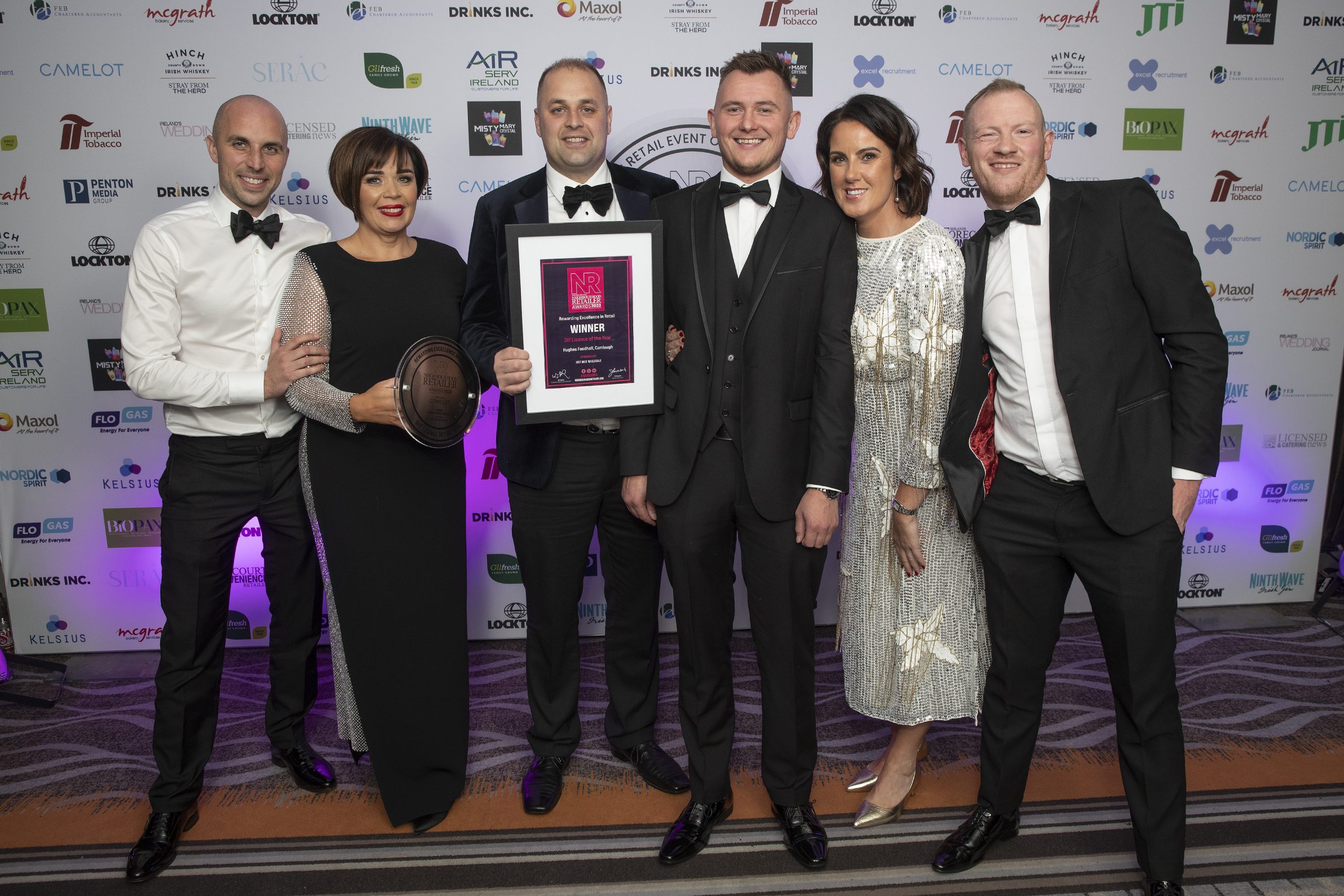 Three cheers for Hughes Foodhall Camlough as they win Off Licence of the Year