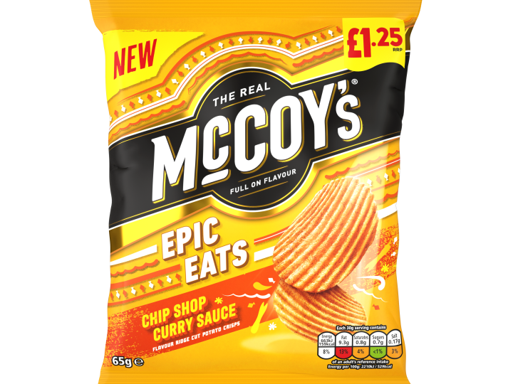 KP Snacks extends award-winning McCoy’s Epic Eats range