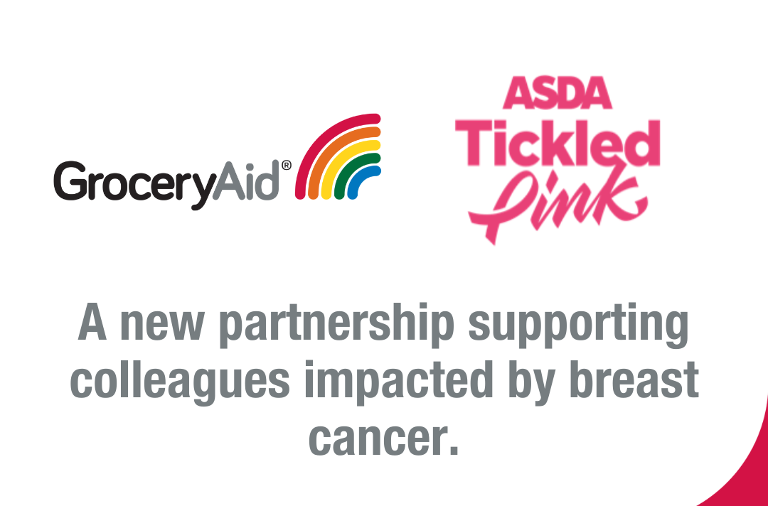 Asda and GroceryAid launch Tickled Pink Fund to support grocery colleagues