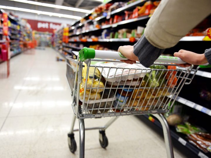 Grocery price inflation falls to lowest rate in almost two years