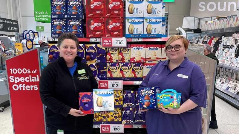 Asda Larne’s ‘egg-cellent’ Easter fundraising support for National Autistic Society NI