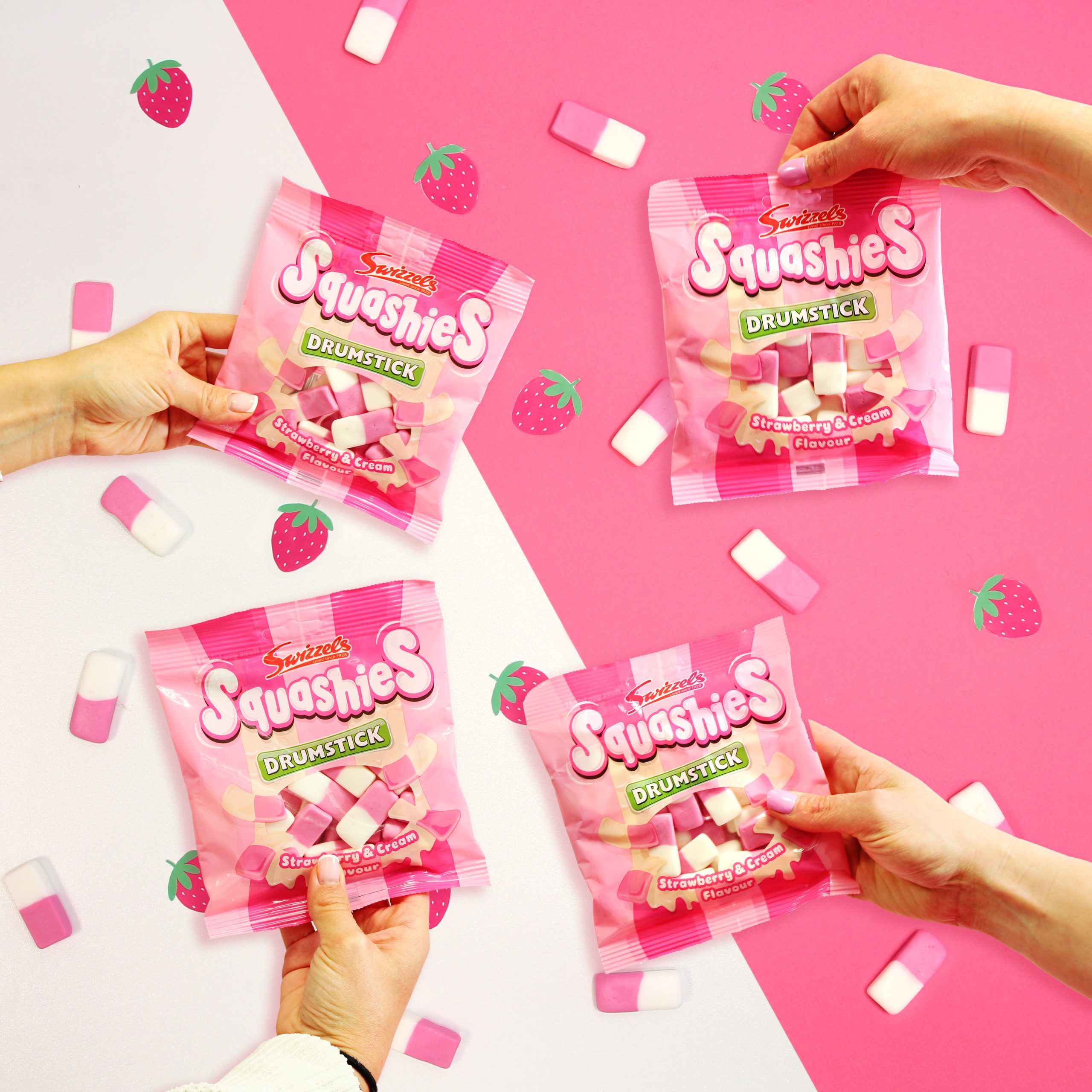 Swizzels Squashies Strawberry & Cream now available to UK retailers