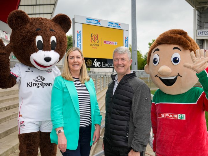 Young rugby teams tackle SPAR NI Primary School Festival at Kingspan Stadium