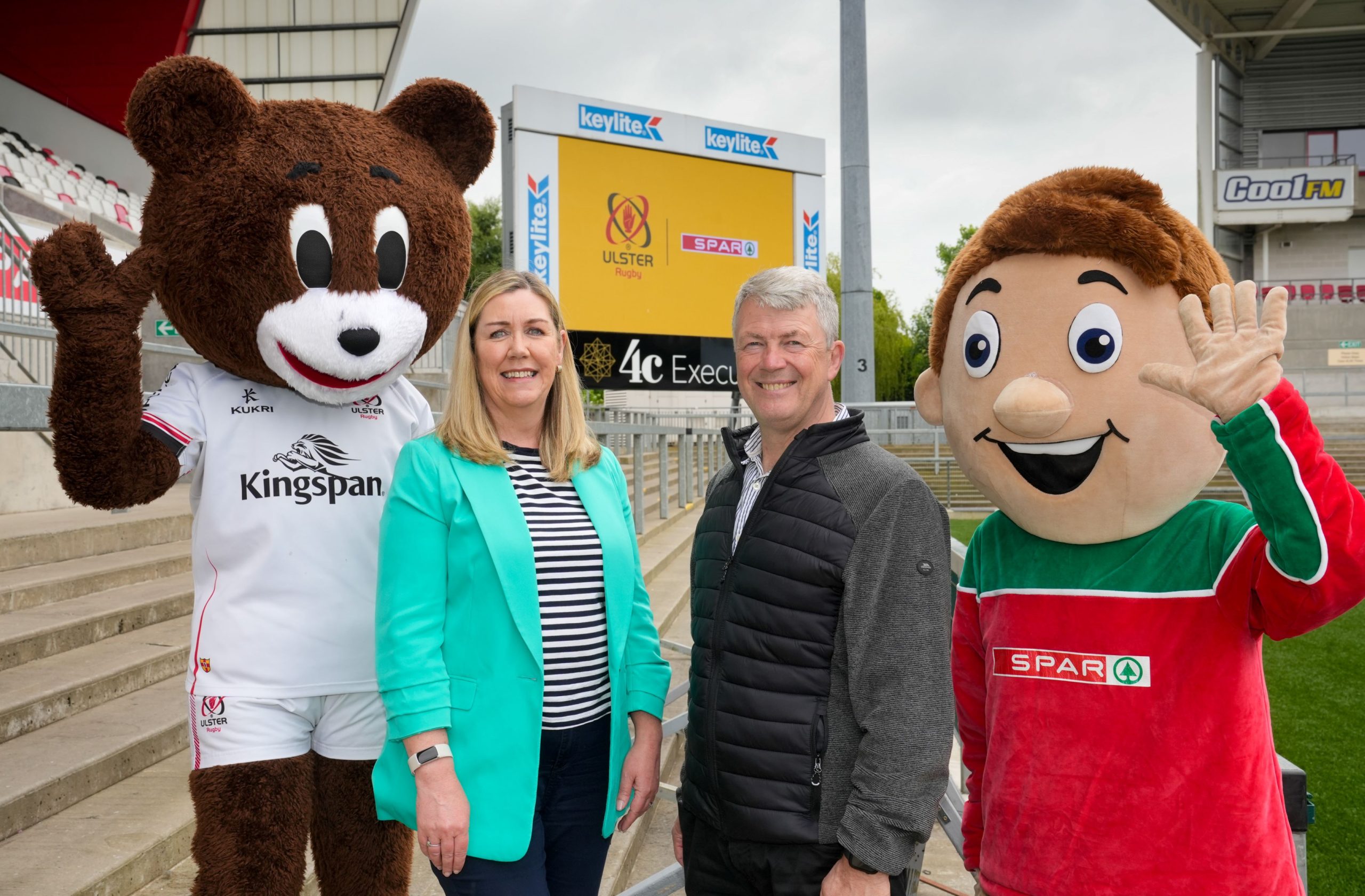 Young rugby teams tackle SPAR NI Primary School Festival at Kingspan Stadium