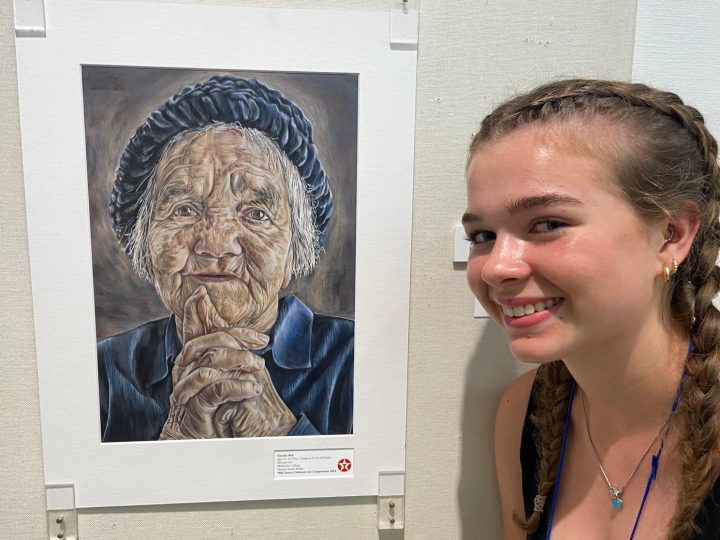 Texaco Children’s Art Competition winner attends major Tokyo exhibition
