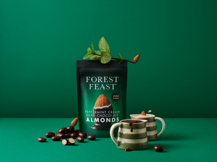 Forest Feast launches new Peppermint Cream Dark Chocolate Almonds