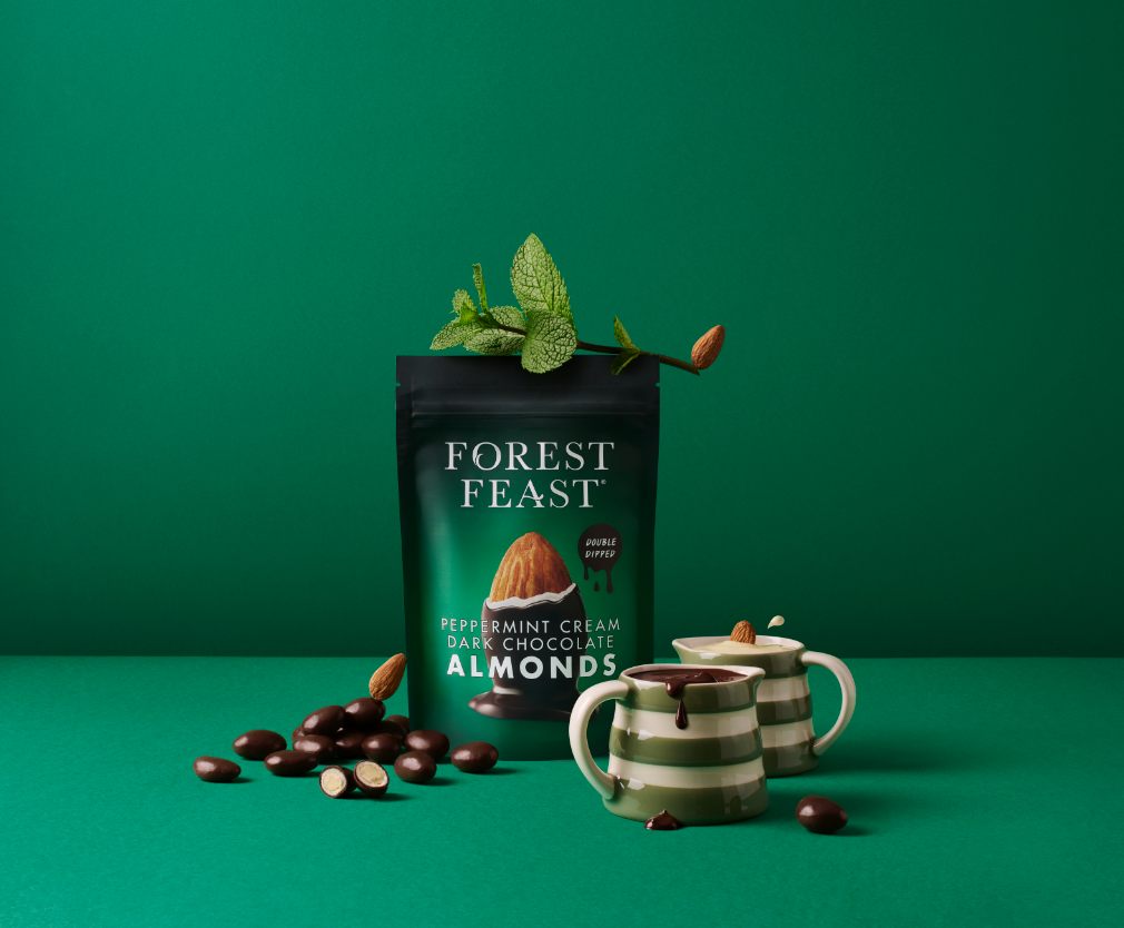 Forest Feast launches new Peppermint Cream Dark Chocolate Almonds