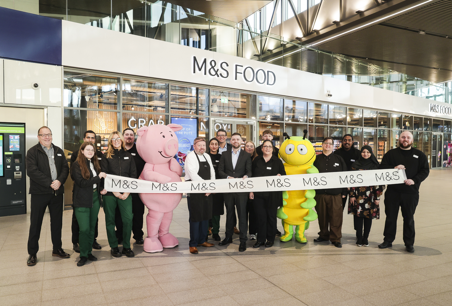 M&S Food opens first store in NI travel hub at Belfast Grand Central Station