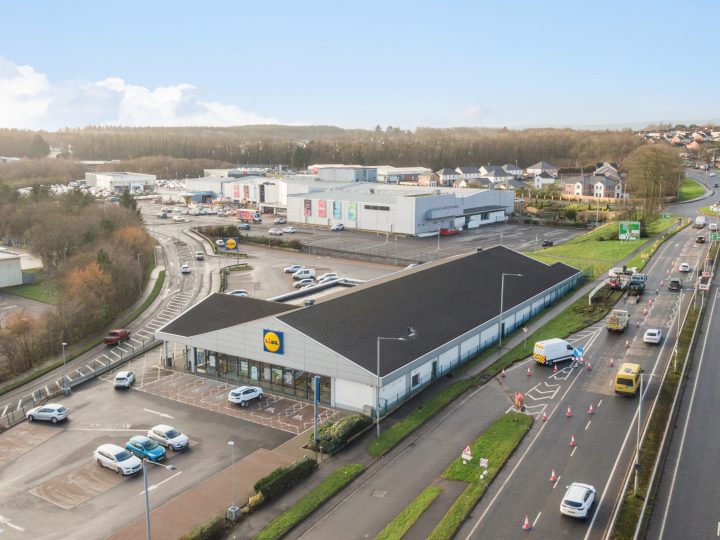 Former Lidl building in Coleraine retail park goes on market