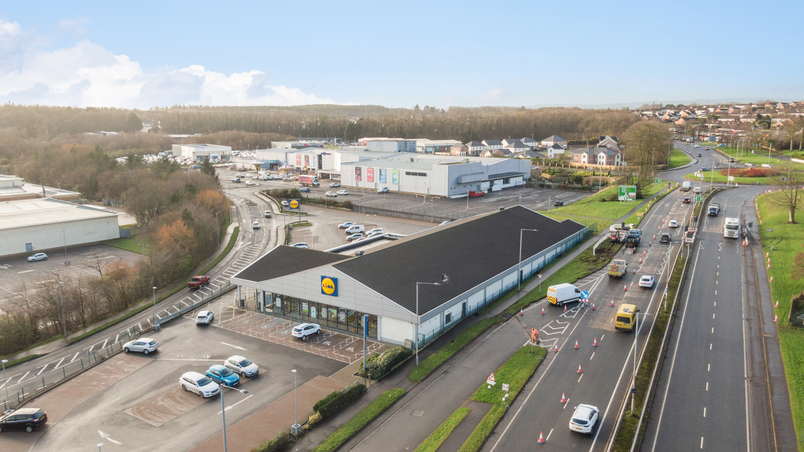 Former Lidl building in Coleraine retail park goes on market