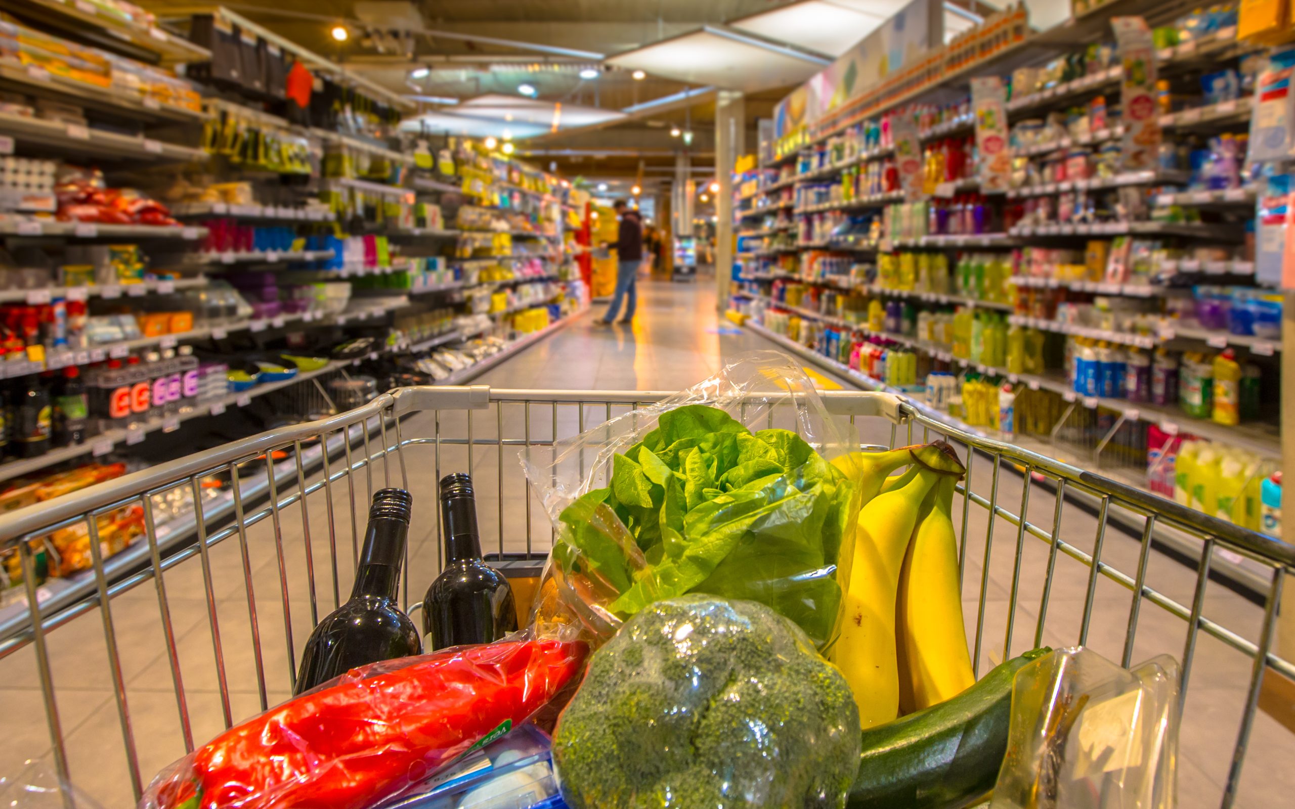 Grocery sales fall in February after strong start to year