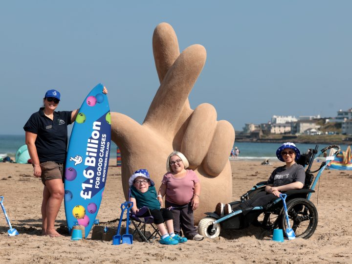 The National Lottery celebrates £1.6bn funding milestone with Mae Murray Foundation