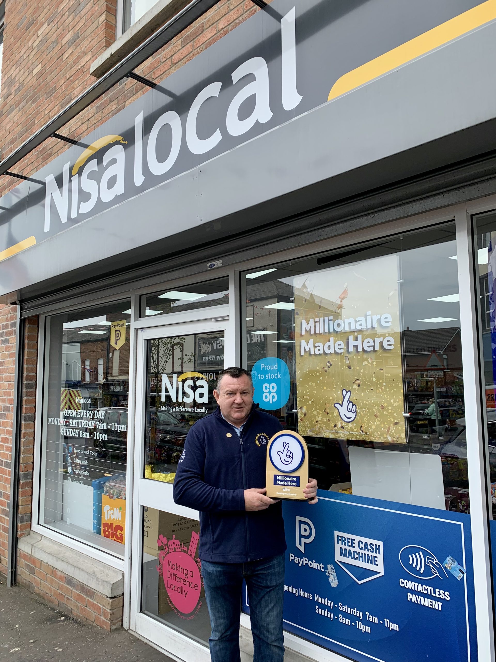 Belfast retailer first in Northern Ireland to scoop Allwyn’s ‘Share the Win’ reward