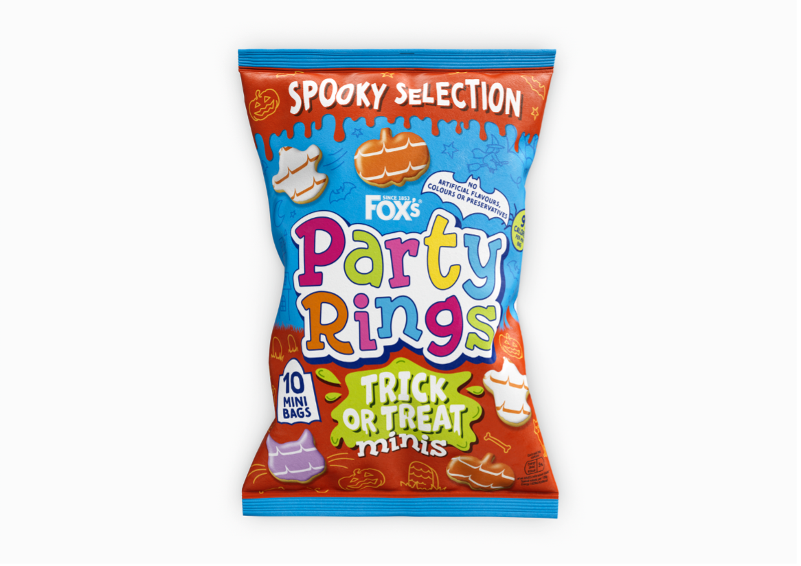 Party Rings debuts spooky new shapes with Halloween ‘Trick or Treat Minis’